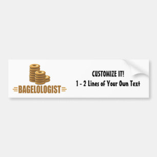 Funny Bagels Bumpersticker