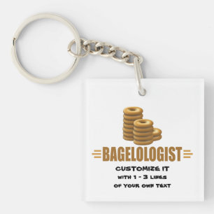 Funny Bagels Sleutelhanger