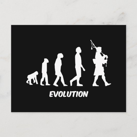 Funny bagpipes briefkaart (Voorkant)