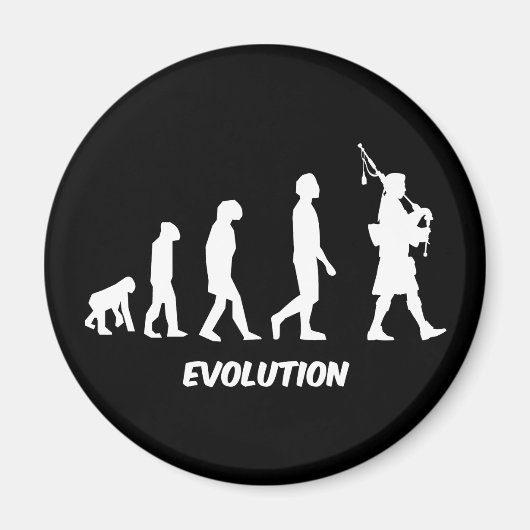 Funny bagpipes magneet (Voorkant)