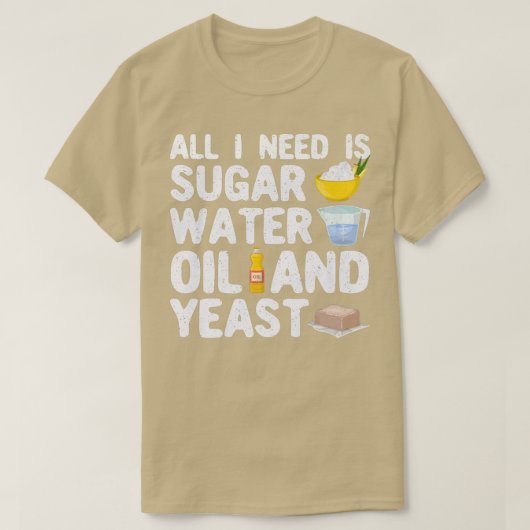 Funny Baker Bread Bread Bread Baker T-shirt (Design voorkant)