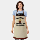 Funny Baker Schort - Aangepaste naam en offerte ca (Gedragen)