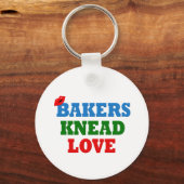 Funny Bakers need (Knead) Love Sleutelhanger (Voorkant)