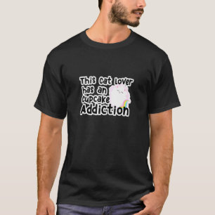 Funny Baking Cat Cupcake Lover en Baker Idee T-shirt