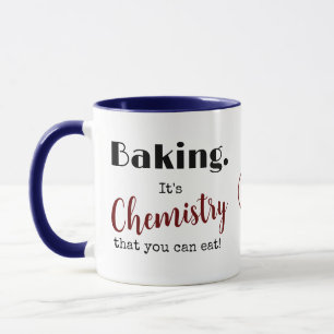 Funny Baking Het is Mok van het chemieMonogram