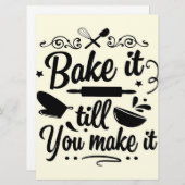 Funny Baking I Funny |Cooking Giften (Voorkant / Achterkant)