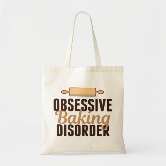 Funny Baking Obsessie Tote Bag (Voorkant)