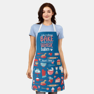 Funny Baking Pun Whisk Taker Cute Baker Patroon Schort