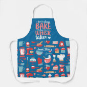 Funny Baking Pun Whisk Taker Cute Baker Patroon Schort (Voorkant)