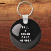 Funny Ball & Chain Sleutelhanger (Voorkant)