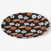 Funny Ball Pattern Papieren Bordje (Gekanteld)