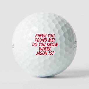 Funny balle de golf perdue
