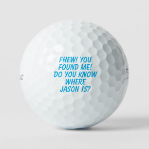 Funny balle de golf perdue