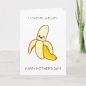 Funny Banana carte de fête des mères (Devant)
