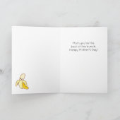 Funny Banana carte de fête des mères (Intérieur)