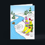 Funny Banana Christmas Card | Cartes de fin de ann<br><div class="desc">Diffusez la bonne humeur cette saison de vacances à vos amis et votre famille avec une Funny Banana Christmas Card! Créez vos propres bulles de légende et un message intérieur avec ces cartes de fin de année personnalisés pour leur donner une touche personnalisée... Ce design hilarant présente 2 bananes de...</div>