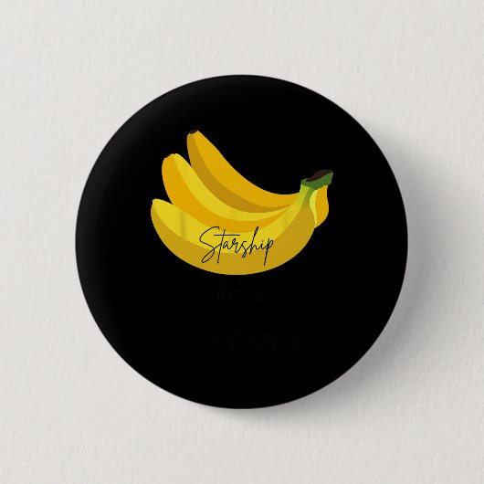 Funny Banana Quote Ronde Button 5,7 Cm (Voorkant)