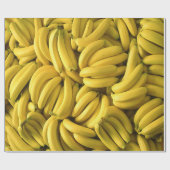Funny, Bananen, Vruchten, Aangepast Cadeaupapier (Vlak)