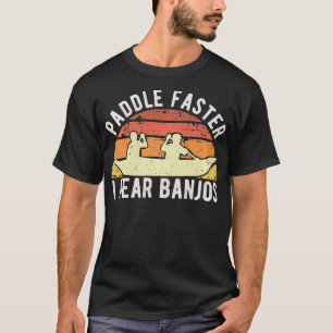 Funny Banjo Gifts pedle sneller ik hoor een verbo T-shirt