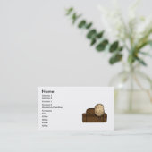 Funny bank-aardappel visitekaartje (Staand voorkant)