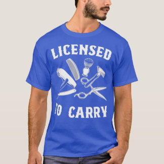 Funny Barber Design for Men Hair Stylist Barbersho T-shirt