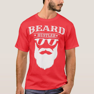 Funny Barber Haarstylist Barbershop Beard Hustler T-shirt