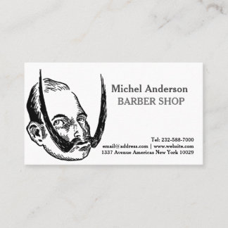 Funny barber visitekaartje