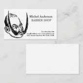 Funny  barber visitekaartje (Voorkant / Achterkant)