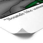 Funny Barbershop Humor Poster (Hoek)