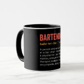 Funny Bartender Definition Mok (Voorkant links)