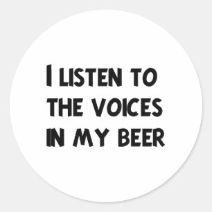 Funny Bartender T-shirts en Gifts Ronde Sticker