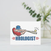 Funny Baseball Briefkaart (Staand voorkant)