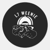 Funny Baseball Softball Season Apparel Ronde Sticker (Voorkant)