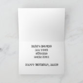 Funny Basketball Birthday Kaart (Binnen)