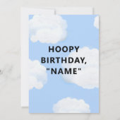 Funny Basketball carte d'anniversaire (Dos)