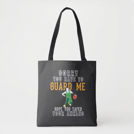 Funny Basketball Draagtas (Voorkant)