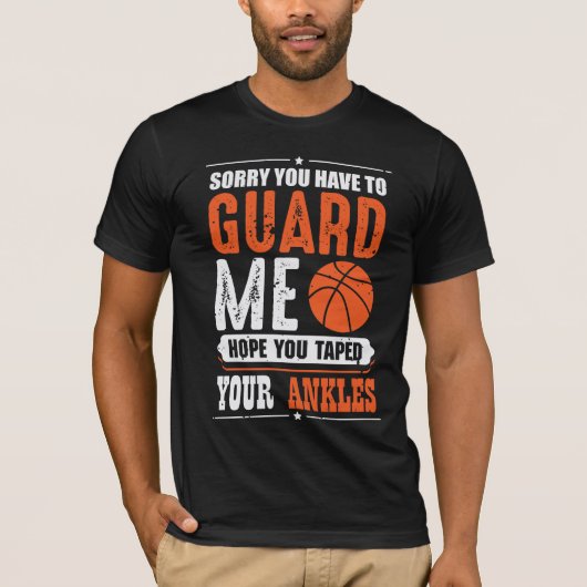 Funny Basketball Player Team Sport Trash T-shirt (Voorkant)