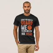 Funny Basketball Player Team Sport Trash T-shirt (Voorkant volledig)