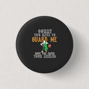 Funny Basketball Ronde Button 3,2 Cm
