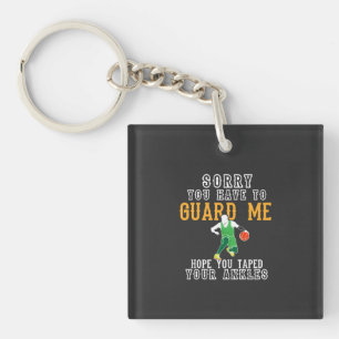 Funny Basketball Sleutelhanger