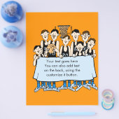Funny Basketball teamevent Flyer (Enkel)