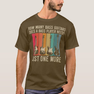 Funny Bass Guitar Lover Graphic Women and Mannen B T-shirt