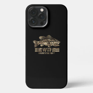 Funny Bass Vist Camo Waar is de vis? iPhone 13 Pro Max Hoesje
