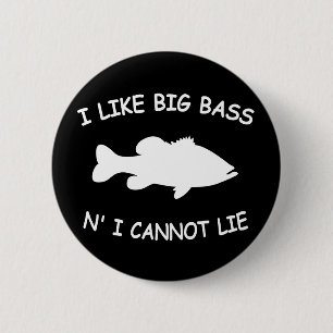 Funny Bass Vist Ronde Button 5,7 Cm