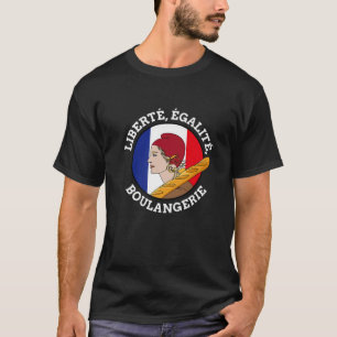 Funny Bastille Day, Marianne of France, Franse red T-shirt