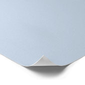 Funny Bat en Mosquito Cartoon Light Blue Poster (Hoek)