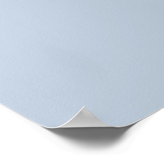 Funny Bat en Mosquito Cartoon Light Blue Poster (Hoek)
