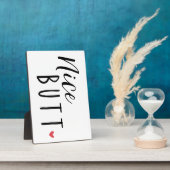 Funny Bathroom Decor Sign - Nice Butt - Half Bath Fotoplaat (Zijkant)