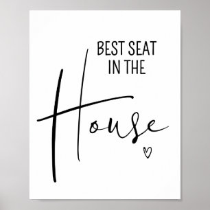 Funny Bathroom Quottes and Gezegden Artwork Poster