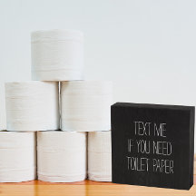 Funny Bathroom Sign by ©Noteworthy HomeCollections